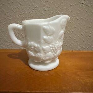 Westmoreland Milk Glass Grape Creamer